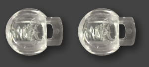 Plastic Toggle - Clear