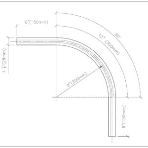 90° Pre-Bent Channel Rod