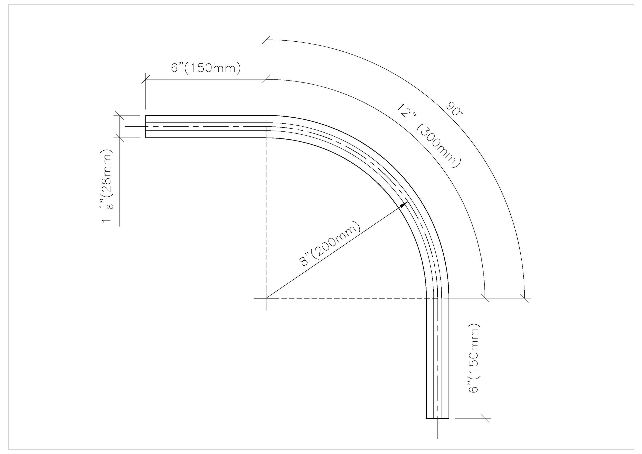 90° Pre-Bent Channel Rod