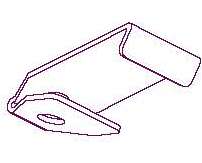 Ceiling Bracket With Hold on Side