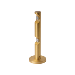 Double Wall Bracket  –  GLD (1 3/8″ Ch. Rod)