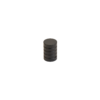 Grooved Column Finials(F2)-Café Rod-BLK-1 pair