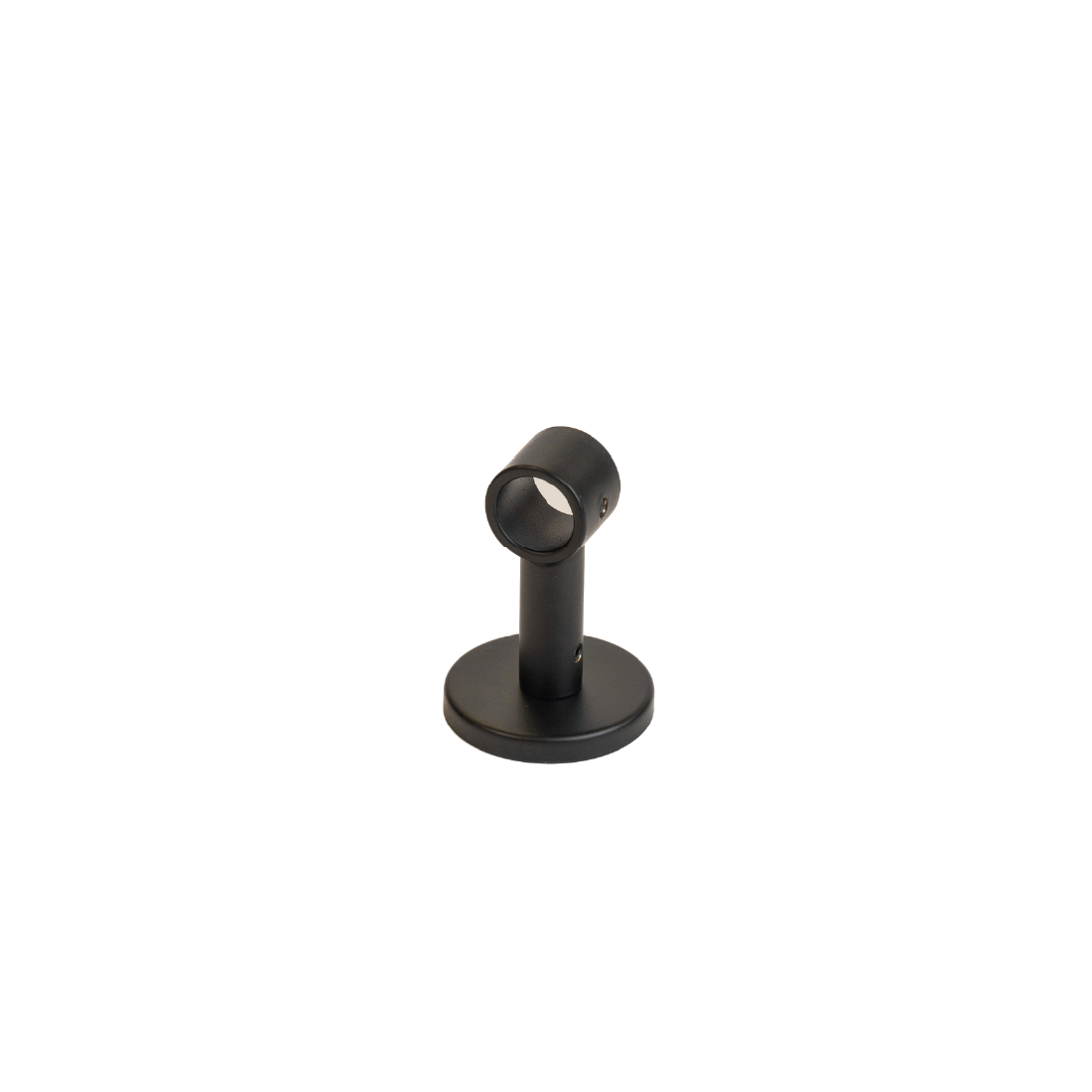 Single Wall Bracket-Café rod-BLK-1 pair
