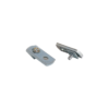 Hosptial track Ceiling bracket-Zinc-1pc
