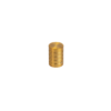 Grooved Column Finials(F2)-Café Rod-Gold-1 pair
