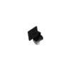 High Profile Track (TRK1002) End Cap-BLK – 1 pc