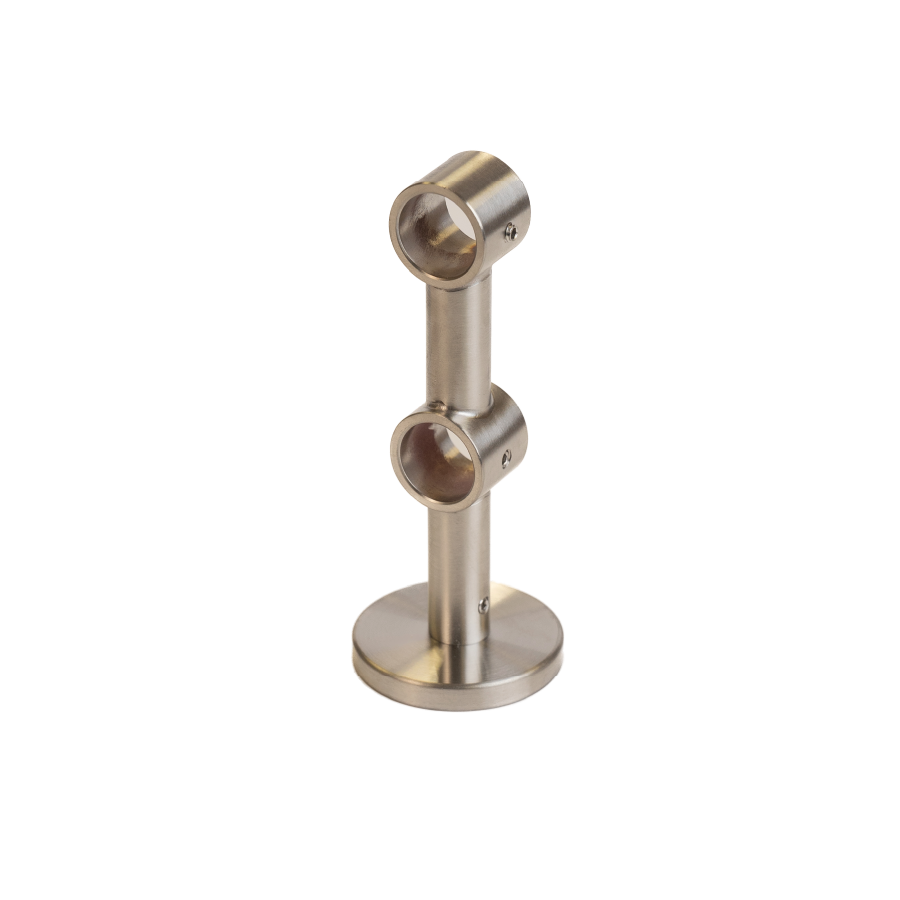 Double wall bracket-Café rod-SST-1 pair