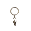Rings with Clips-Café Rod-SST- 1pc