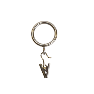 Rings with Clips-Café Rod-SST- 1pc