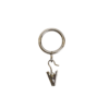 Rings with Clips-Café Rod-SST- 10 pc/bag