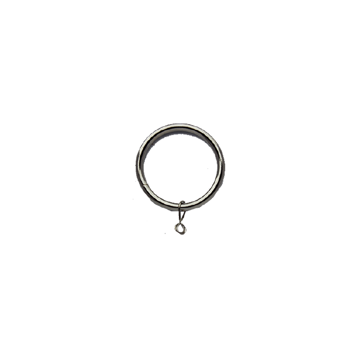 Steel Ring with plastic insert and eyelit (Type 2)- Brushed Nickel (BRN)