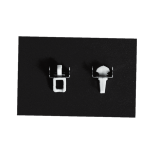 KDH-Twist End Stop-WHT-1pc