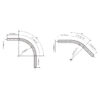 Pre-Bended Channel Rod – 135 degree – GLD
