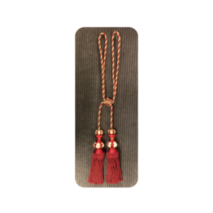 Tassel-Leveled Balls (Burgundy)-1 pair