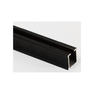 5m(16.4ft)High Profile Track (TRK1002)-Shiny Black (BLK)- 1 pc