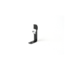 L Bracket with PVC Click-BLK-100 pcs (75mmx40mm)