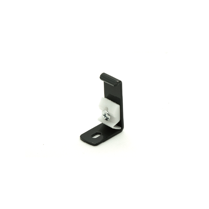 L Bracket with PVC Click-BLK-1 pc (42mmx30mm)