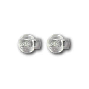 Plastic toggle – clear – 1 pc