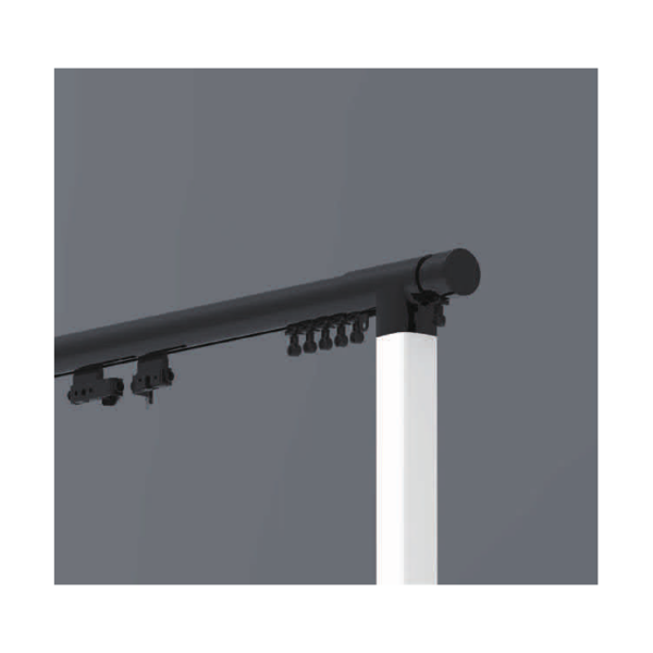 Motorized Channel Rod System - Black